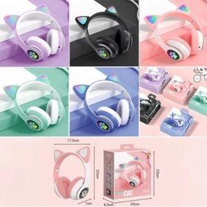 Cat Ear LED Bluetooth Headphones With Microphone